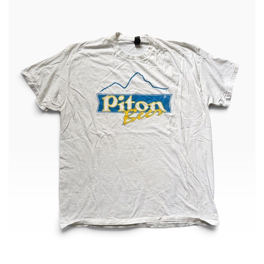 Piton Beer Tee Shirt Size XL 90’s Mountain Graphic Print